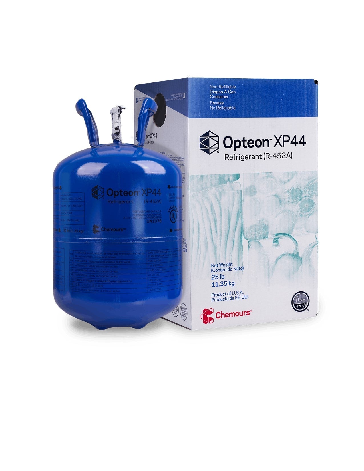 R-452A XP44 Opteon™ Auto – Bajo PCA (GWP)